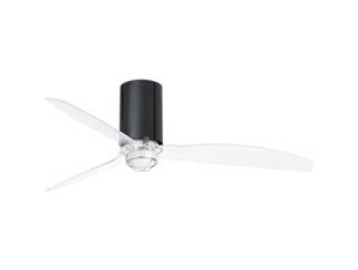 Ventilateur de plafond - Faro - MINI TUBE - Transparent - LED 3000K - Moteur DC 17W
