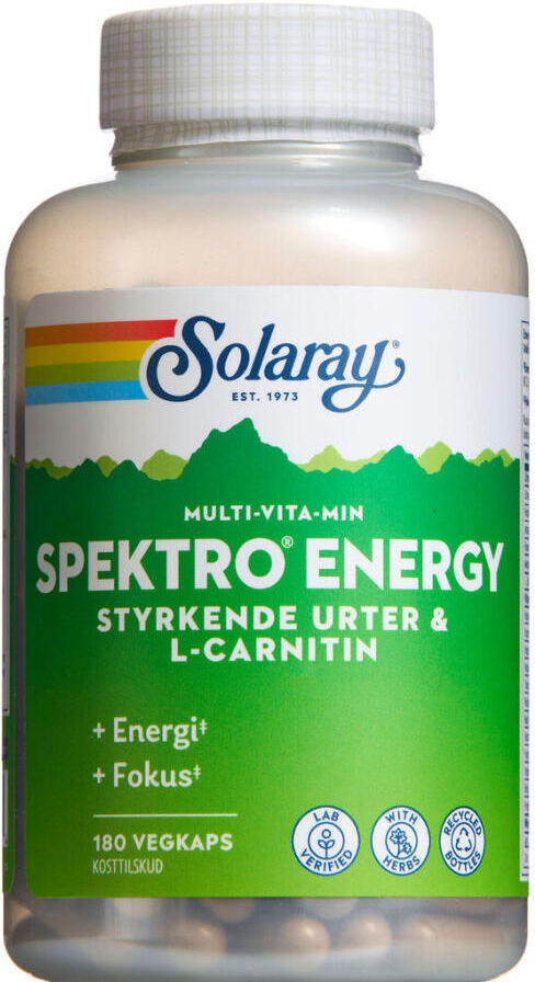 Solaray Spektro Energy Kosttilskud 180 stk