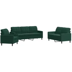 vidaXL, Sofa + Bettsofa, Danielle (Ohne Fusshocker) (Polstergruppe)