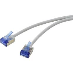 Renkforce RF-7116926 RJ45 Netzwerk Patchkabel CAT 6a U/FTP 0.50 m Grau extrem dünn 1 St.