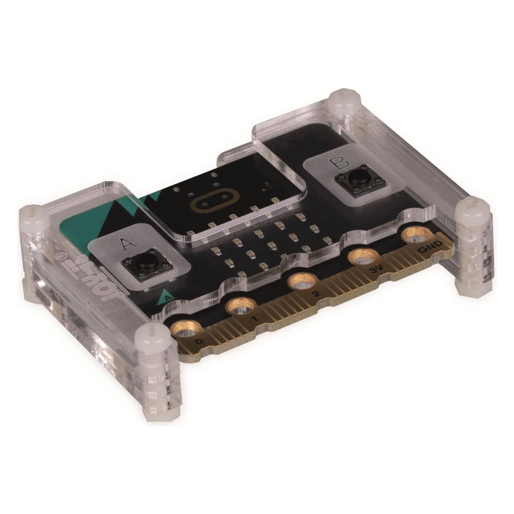 Joy-it BBCZ CASE V2 TR Gehäuse für Micro Bit V2 transparent (MB-CASE02)