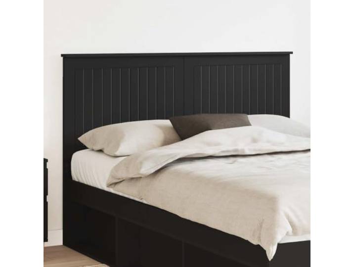 RJPLMFV Kopfteil Eiche schwarz 140 cm Holz Technik Minimalistisches Design, einfache Pflege, bequeme Unterstützung, einfache Montage