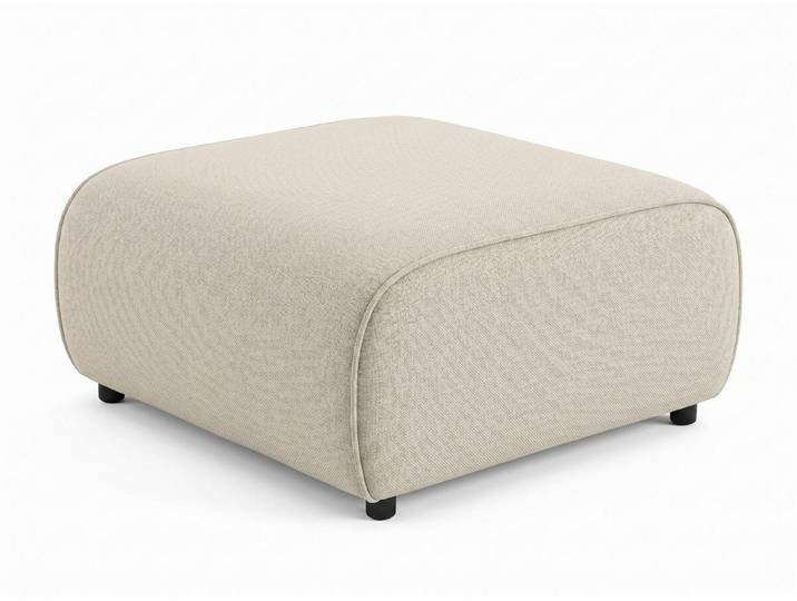 JVmoebel Hocker Beige quadratische Hocker Weiche Hocker Polstermöbel Wohnzimmermöbel (1 St), Made in Europa
