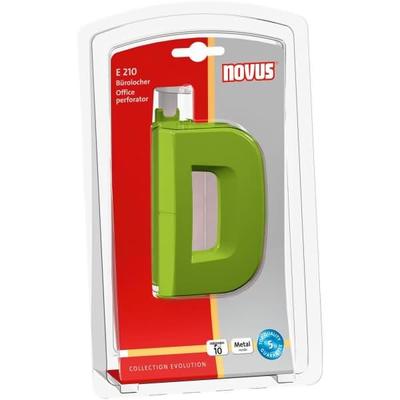 NOVUS Locher E210 Kunststoff/Metall 1.0mm/10 Blatt (Blister) green