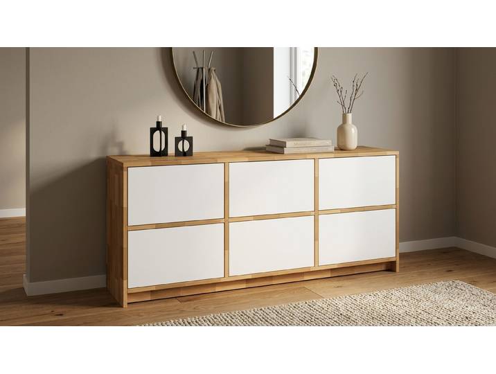 Schlichtes Sideboard – kostenlose Holzmuster Buche Natur geölt