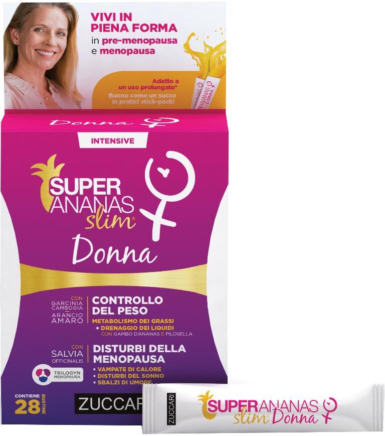 ZUCCARI Srl Zuccari Super Ananas Slim Donna, 28 stick da 10 ml