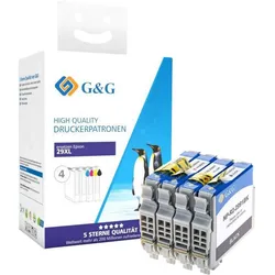 G&G, Druckerpatrone, Tinte ersetzt Epson 29XL, T2991, T2992, T2993, T2994, T2996 Kompatibel