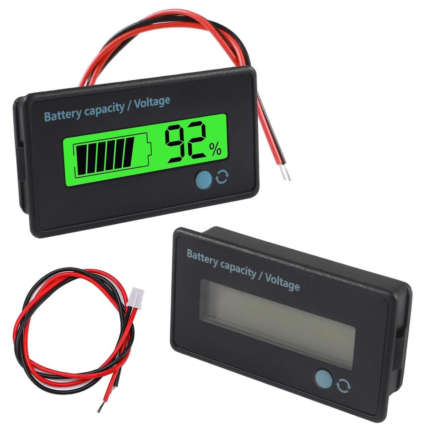 Selius Accumeter DC 12V-84V Batterijcapaciteit en Spanning Meter