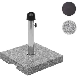 Sonnenschirmständer HWC-F92, Schirmständer Schirmhalter, Granit ~ 24kg rund grau