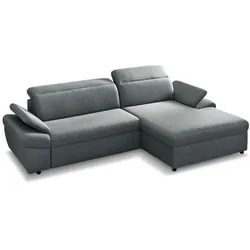 Exxpo by Gala Ecksofa mit Funktion Kyoto Stoff Grau Anthrazit