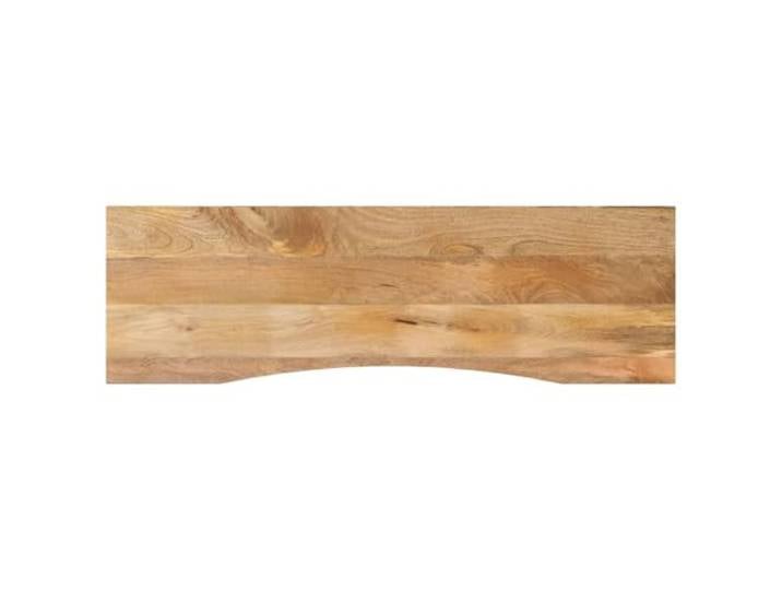 KGFHERENB Schreibtischplatte Massivholz Mango 160x50x2,5 cm Tischplatte Vielseitige Holzplatte aus rauem Mangoholz fuer individuelle Schreibtische und Esstische im Arbeitszimmer oder Wohnbereich.