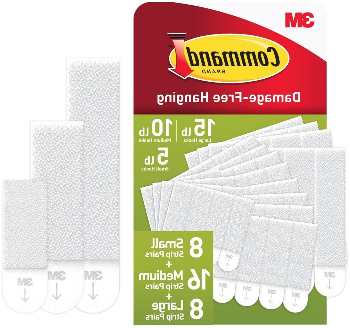 Ophangstrips Foto Hangers Wit - 32 Paren - Diverse Maten