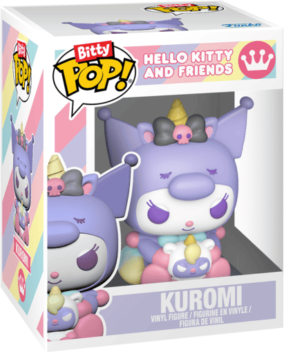 Funko Bitty Pop! - Hello Kitty - 4 Pack Hello Kitty (Classic), Cinnamoroll, Pompomurin (Choose your Chase)