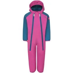 Trollkids, Skijacke, Kid's Nordkapp Overall (86), Blau, Rosa
