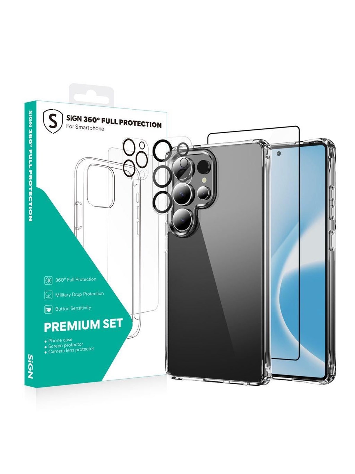 SiGN 360 Complete Protection Package for Samsung Galaxy S25 Ultra