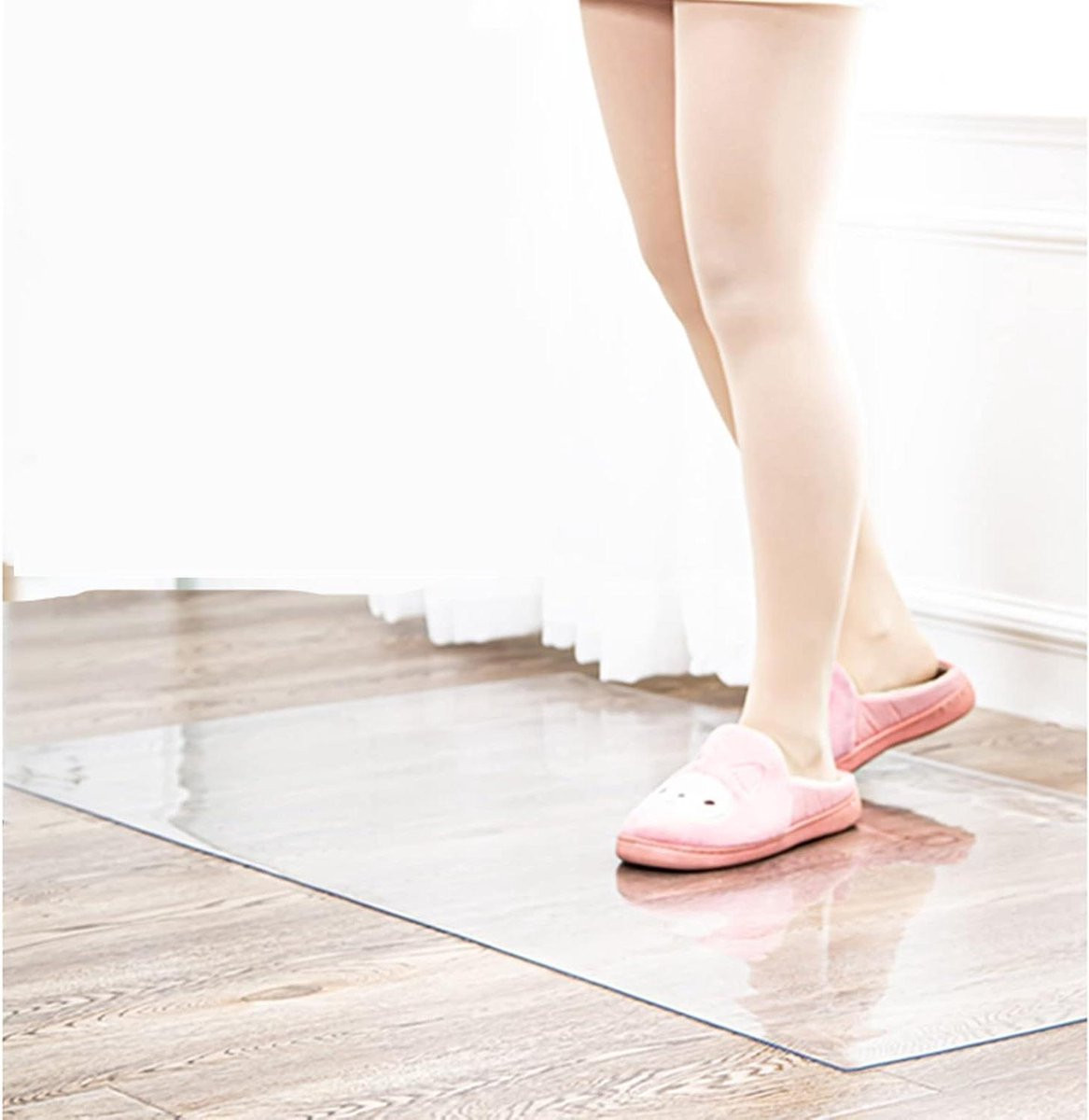 Transparante PVC Vloermat voor Stoelen - Waterdichte Antislip Vloerbeschermer - Doorzichtig