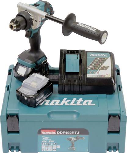 Makita DDF492RTJ -Akku-Bohrschrauber 18 V bürstenlos
