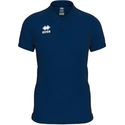 Errea, Damen, Sportshirt, Polo Evo Ladies S/S Ad (S), Blau