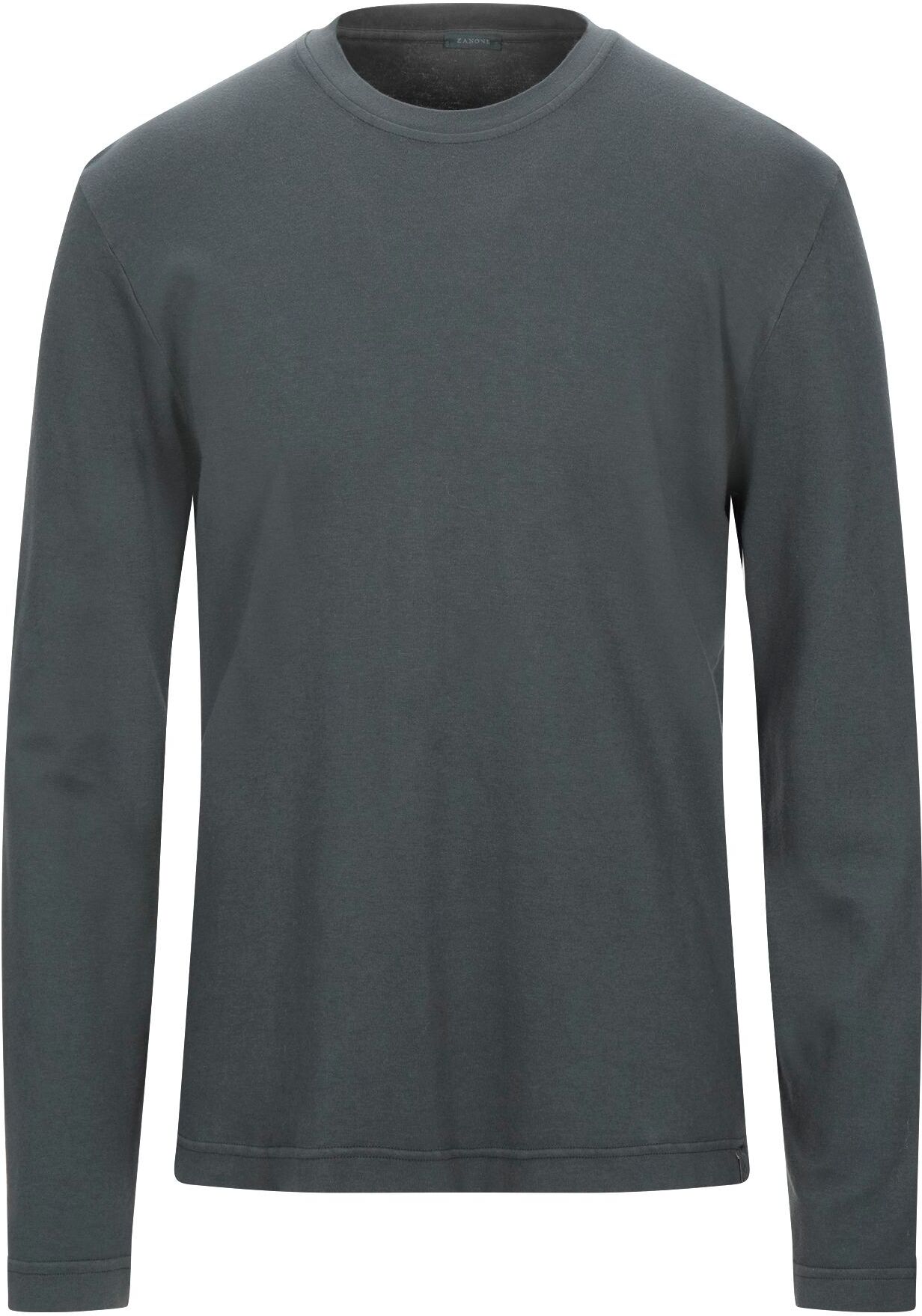 Zanone Camiseta Hombre Verde oscuro 44,48,50,52,54,56 Hombre