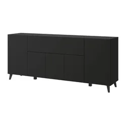 Sideboard  Phuket , schwarz , Maße (cm): B: 180 H: 76