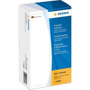 Herma 4329 Frankieretiketten weiß 163 x 45mm