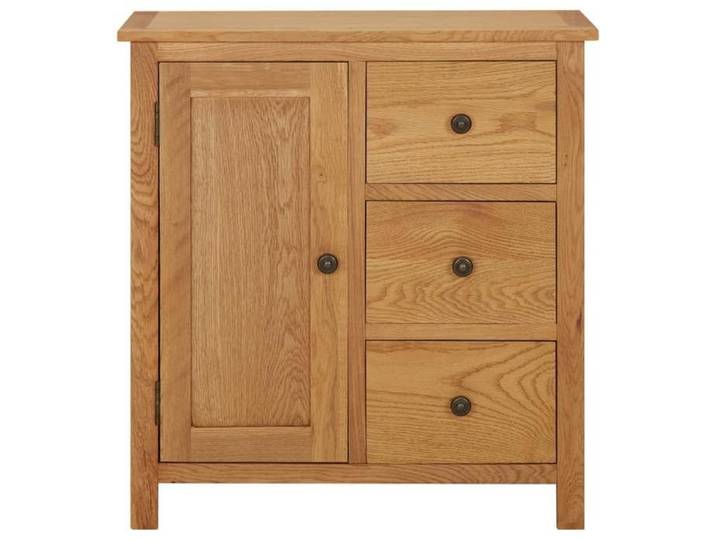 “SALE 2025”Buffet bas salon - Classique - Commode Placard 70x35x75 cm Bois de chêne massif chill497507