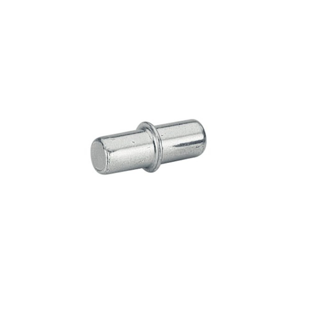 Hettich Möbel-Bodenträger Duplo, mit beidseitigem Zapfen, Zapfen Ø 5mm, Bohr Ø 5mm, Zapf.länge 8 mm 46642