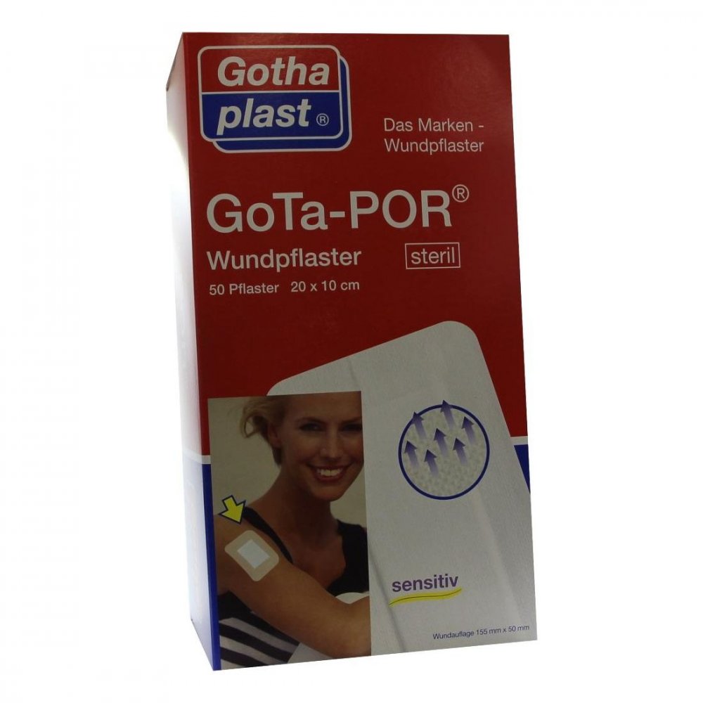 Gothaplast GmbH Gota-por Wundpflaster steril 100x200 mm 04473675