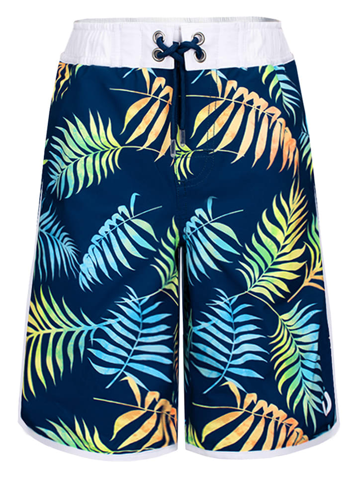 Peek U Badeshorts "Tropics" in Dunkelblau - 116