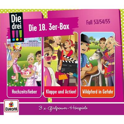 Die drei !!! 18./ 3er Box - Folgen 53,54,55 (3 Audio-CDs) - , CD, 9783803262103