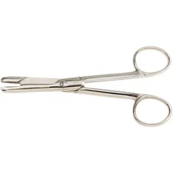Heftdrahtschere 13 cm, vernickelt, Stahl