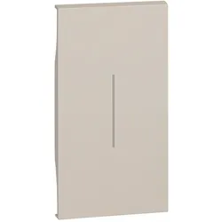 Legrand KM01M2 LivingNow 2-modulige Tastenabdeckung ohne Symbol in der Farbausführung Sand