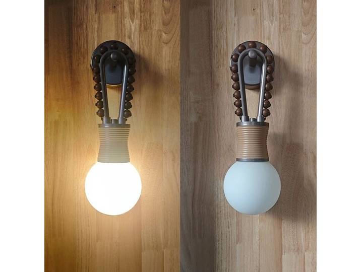 Lampe murale décorative à perles rétro et créative, lampe de chevet pour chambre à coucher, lumière d'intérieur pour couloir d'hôtel et chambre d'exposition, luminaire d'éclairage de luxe