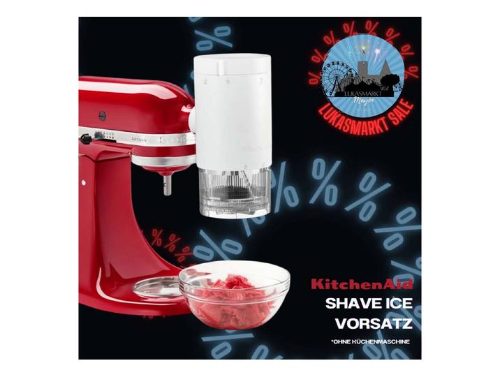 KitchenAid Eisbereiteraufsatz Shave Ice Vorsatz 5KSMSIA Zubehör für KitchenAid Küchenmaschinen