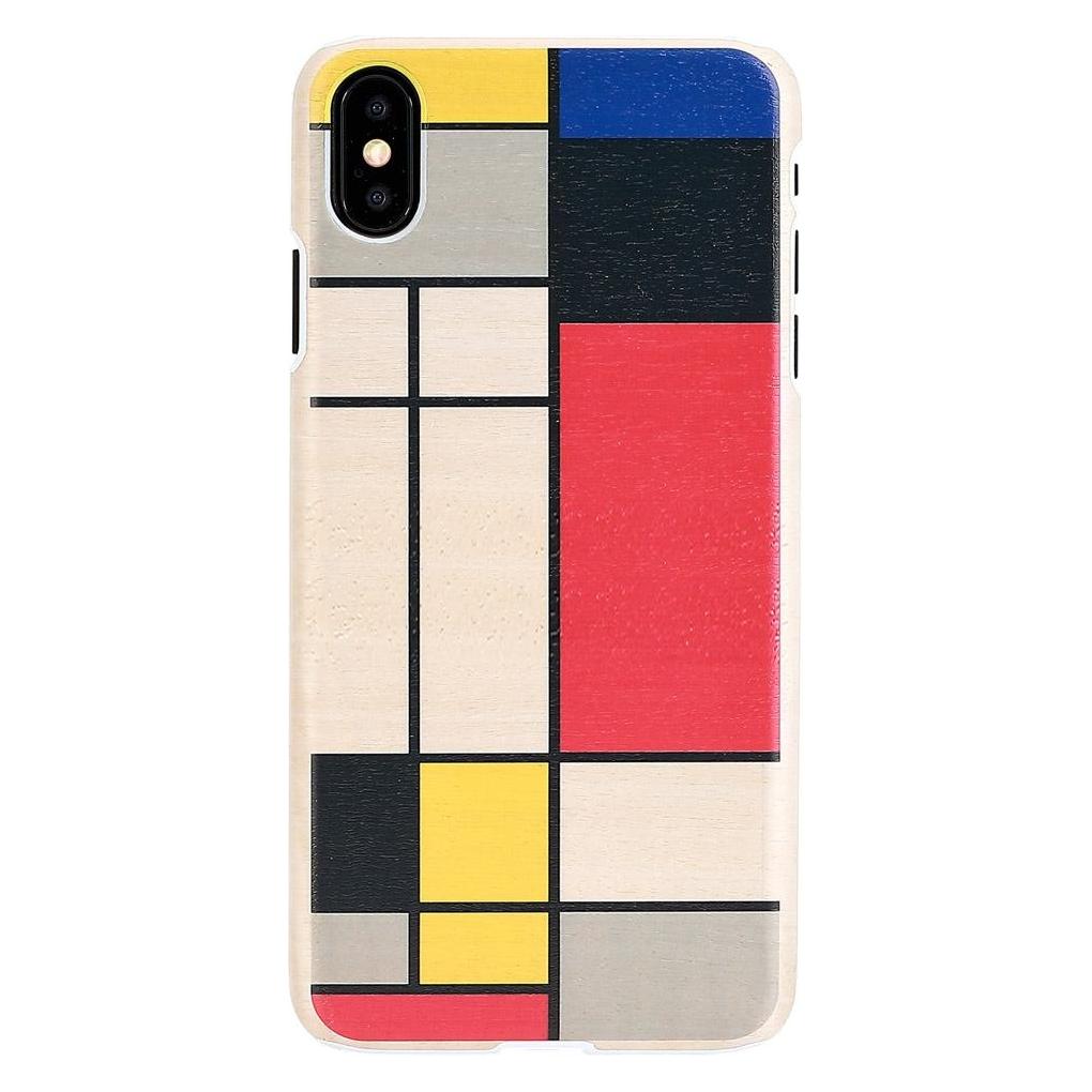 Man&Wood SmartPhone case iPhone XS Max modrian wood white (Apple iPhone XS Max) (1000000337)