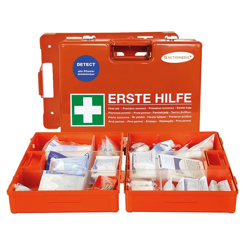 GRAMM medical healthcare GmbH Erste Hilfe Betriebs Verbandkoffer, Multi detect, DIN 13157, für Food u.Lebensmittelindustrie 418.035.00410