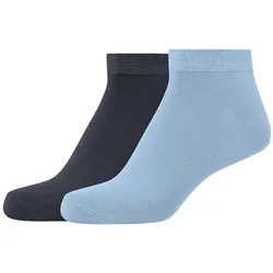 2er Pack camano Silky Feeling Sneakersocken Damen 5081 - angel falls 35-38