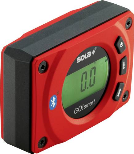 Sola GO! SMART 01483001 Digitale Wasserwaage mit Magnet, inkl. Tasche 80mm 360°