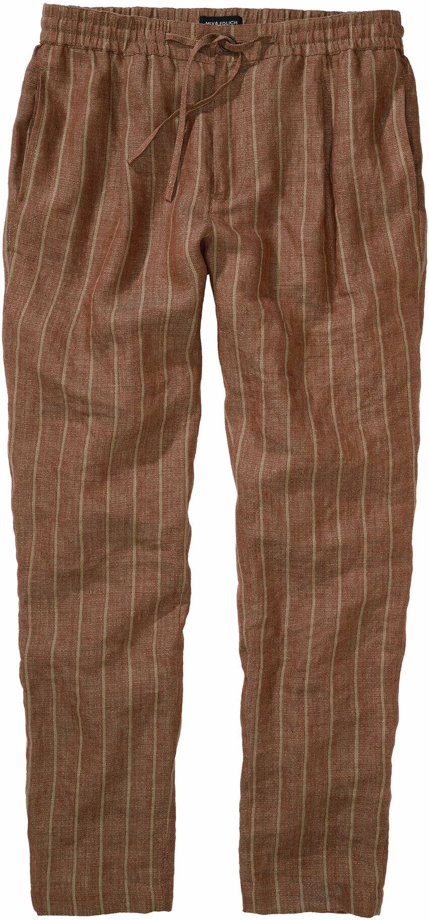 Mey & Edlich Seebrise-Leinenhose Rot 52