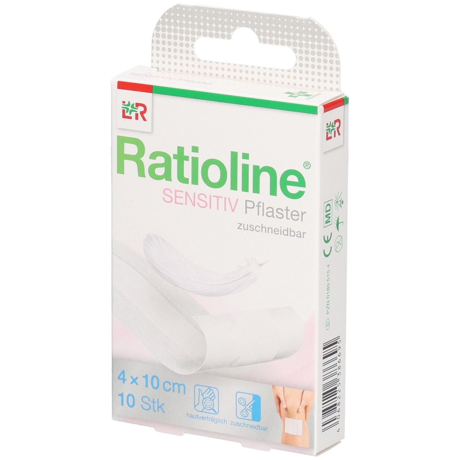 Ratioline SEN Wund 4Cmx10 CM 1 St Pflaster