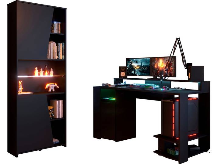 Parisot Jugendzimmer-Set Gaming - Set, (2-tlg), Gaming-Set