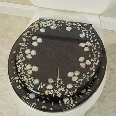 Ginsey Industries Maui Standard Toilet Seat Black , Black