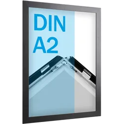 Klapprahmen "BOLD" A2, 33mm, schwarz, Gehrung, Aluminium