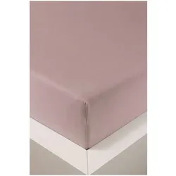 HEFEL Spannleintuch Edel Jersey - 180x200cm - 200x220cm	400 rosa