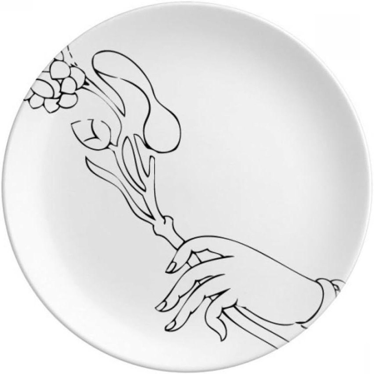 Multicolor Dessertbord - Dinerbord van 21 cm - Vaatwasserbestendig