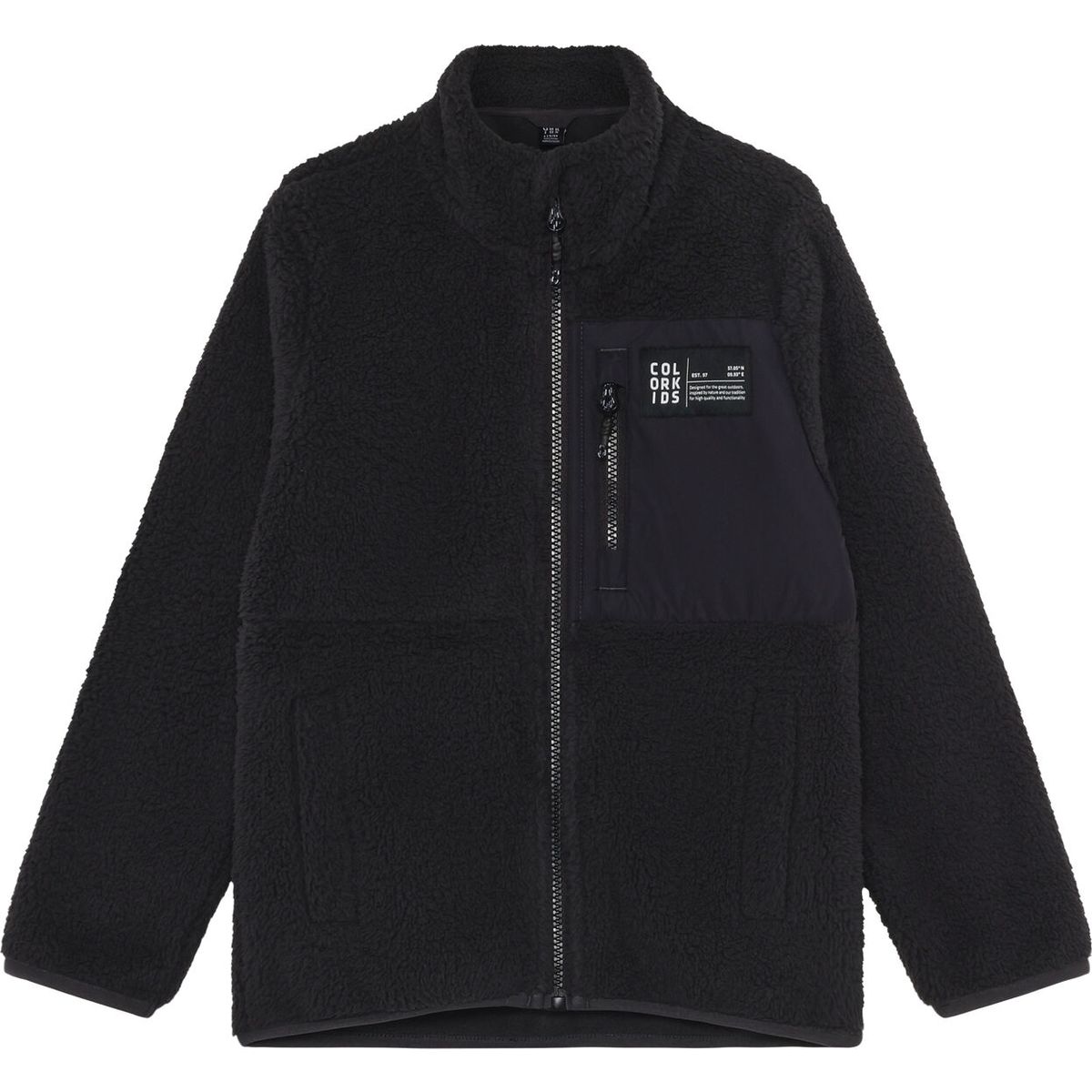 Color Kids Teddy Jacket 742913 phantom (1919) 128 742913-1919-128