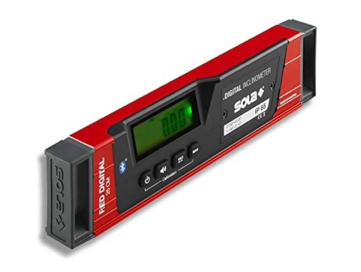 AGHASATURIS,SOLA RED25DIGITAL - Digitale hellingsmeter van 250 mm,Meerkleurig