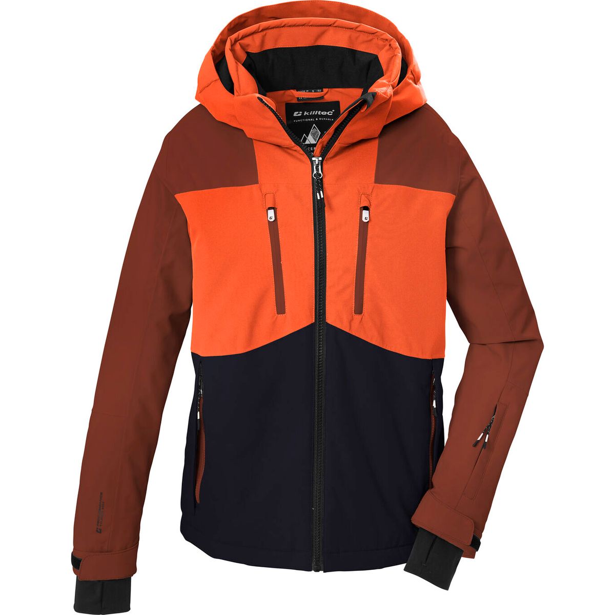 killtec KSW 216 Boys Ski Jacket kastanie (00323) 128 44874-000-00323-128