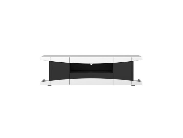 trendteam Lowboard LevelUp, Gaming Tv Schrank Softclose Schwarz Weiß 180 x 52 x 42 cm