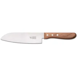 Vielzweckmesser - Santoku Kochmesser 165mm Kirschholz